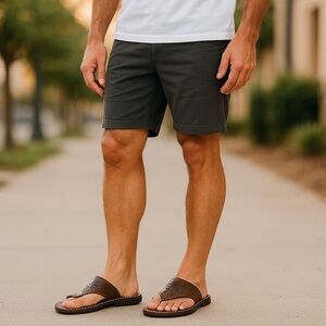 Men's Brown Leather Sandals